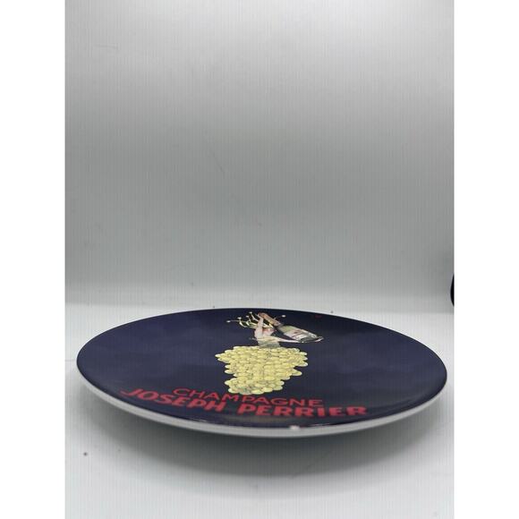 Pottery Barn 3 Cocktail Plates Bubbly Ceramic French 8” Contratto Champagne - Picture 6 of 12